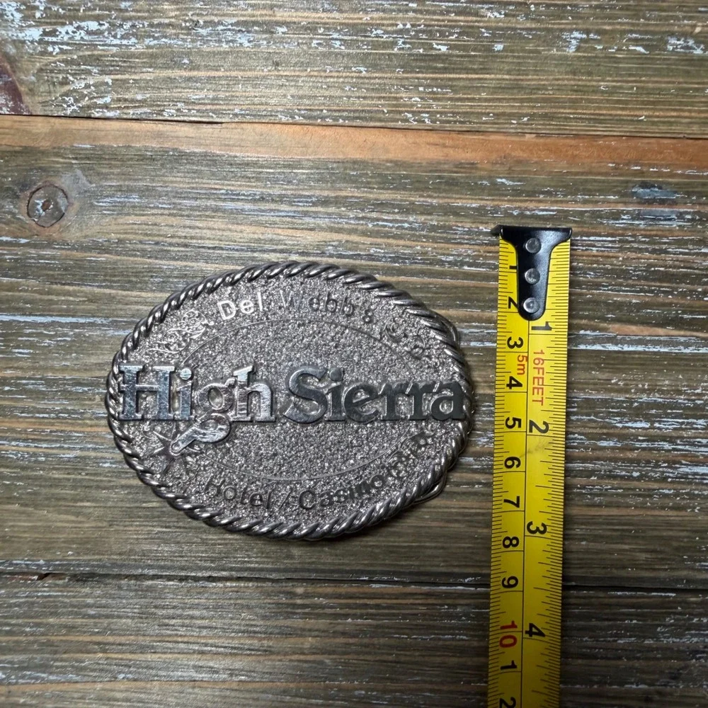 Vintage Del Webb High Sierra Hotel Casino Belt Buckle Limited Edition USA Made